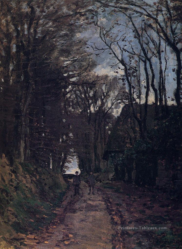 Lane en Normandie Claude Monet Peintures à l'huile